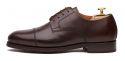 Sapatas norueguesas do derby do conhaque para homens, sapatas marrons dos bluchers dos homens