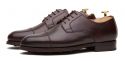 Sapatas norueguesas do derby do conhaque para homens, sapatas marrons dos bluchers dos homens