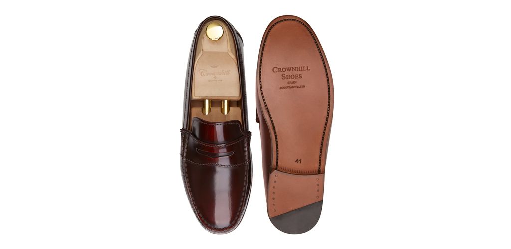 Loafer Penny, sapatos de pele, sapato marrom, loafer, máscara de sapato, sapatos confortáveis