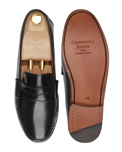Loafer Penny, sapatos de pele, sapato marrom, loafer, máscara de sapato, sapatos confortáveis