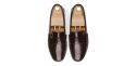 Loafer Penny, sapatos de pele, sapato marrom, loafer, máscara de sapato, sapatos confortáveis