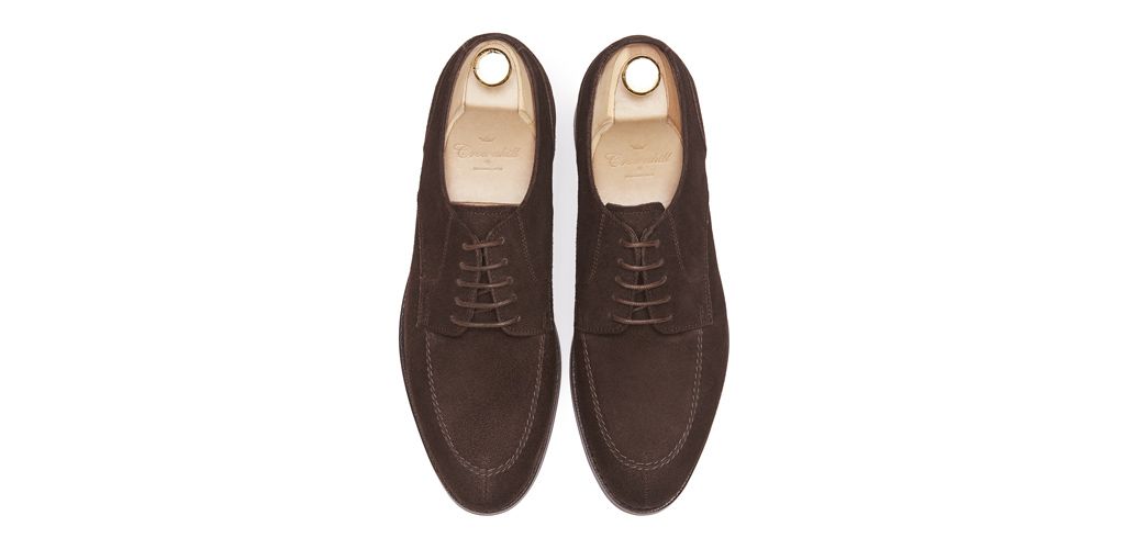 Sapatos Derby, sapatos Blucher, sapatos de camurça, sapatos marrons, sapato marrom escuro, sapatos de amarrar, sapatos casuais, sapatos para a primavera