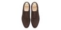 Sapatos Derby, sapatos Blucher, sapatos de camurça, sapatos marrons, sapato marrom escuro, sapatos de amarrar, sapatos casuais, sapatos para a primavera