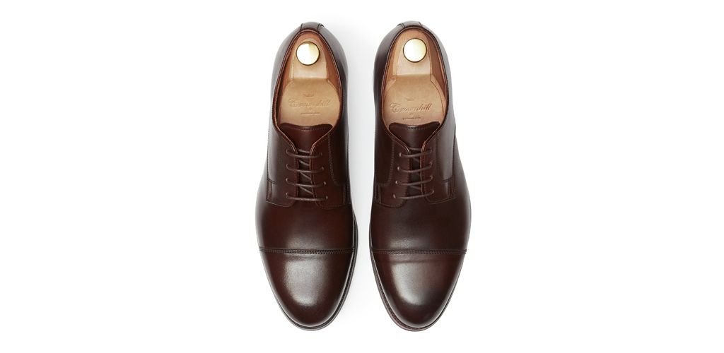 Sapatas norueguesas do derby do conhaque para homens, sapatas marrons dos bluchers dos homens