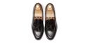 Sapato preto Oxford para os homens, sapato com forma Inglês, clássicos sapatos, sapatos elegantes, sapatos para casamentos, sapatos de casamento para os homens