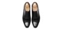 Sapato preto Oxford para os homens, sapato com forma Inglês, clássicos sapatos, sapatos elegantes, sapatos para casamentos, sapatos de casamento para os homens