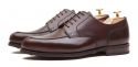 Sapatas norueguesas do derby do conhaque para homens, sapatas marrons dos bluchers dos homens