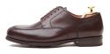 Sapatas norueguesas do derby do conhaque para homens, sapatas marrons dos bluchers dos homens