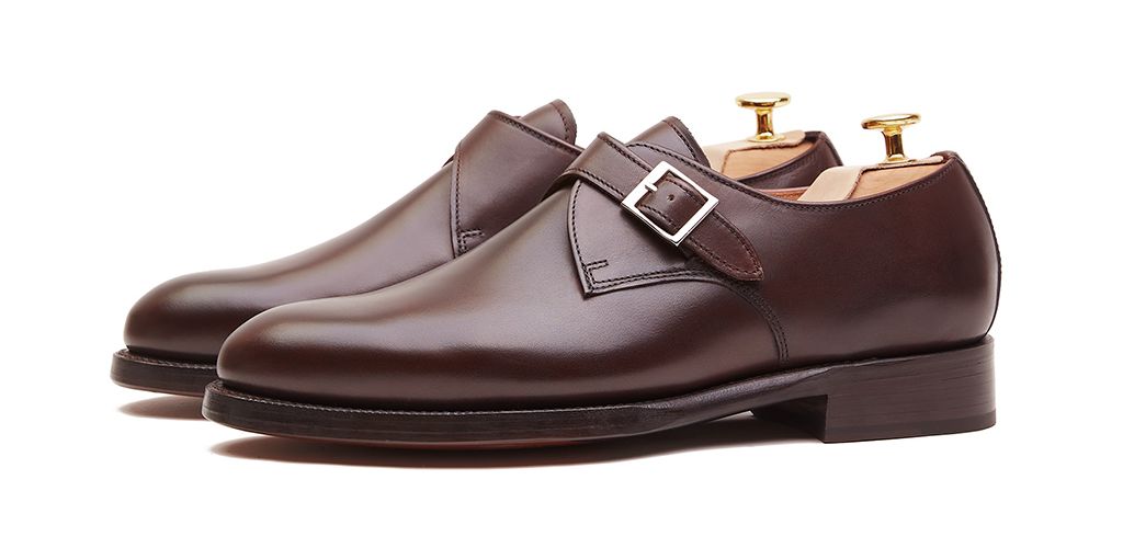 Monkstrap para homens, vestido sapatos pretos, monkstrap único preto, sapatos de casamento