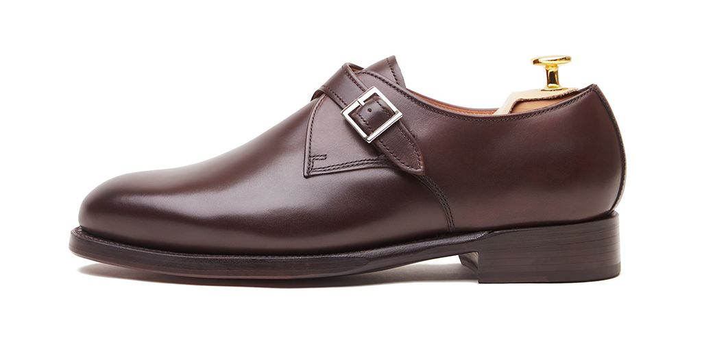 Monkstrap para homens, vestido sapatos pretos, monkstrap único preto, sapatos de casamento
