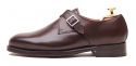 Monkstrap para homens, vestido sapatos pretos, monkstrap único preto, sapatos de casamento