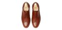 Sapatas norueguesas do derby do conhaque para homens, sapatas marrons dos bluchers dos homens