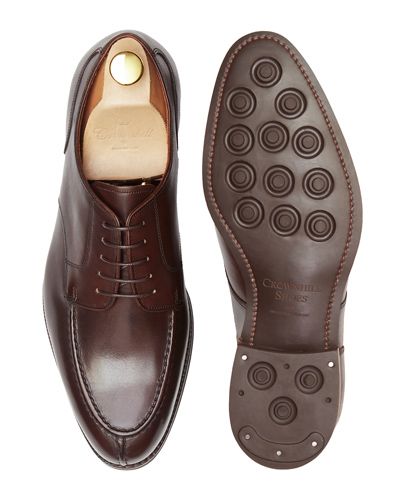 Sapatas norueguesas do derby do conhaque para homens, sapatas marrons dos bluchers dos homens