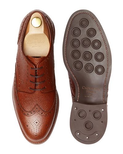 Sapatas norueguesas do derby do conhaque para homens, sapatas marrons dos bluchers dos homens