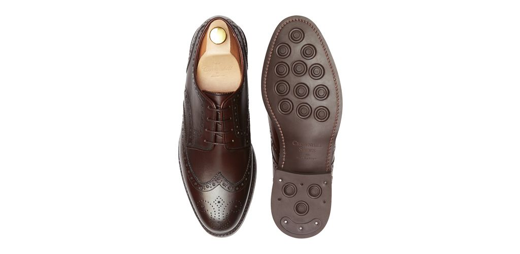 Sapatas norueguesas do derby do conhaque para homens, sapatas marrons dos bluchers dos homens