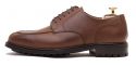 Sapatas norueguesas do derby do conhaque para homens, sapatas marrons dos bluchers dos homens
