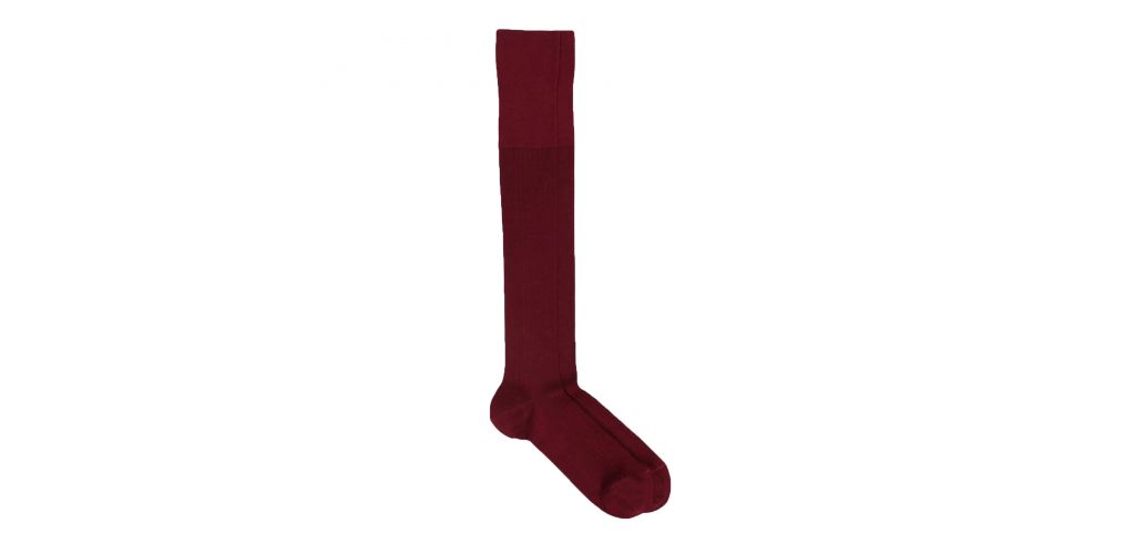 Calcetines de algodón de canalé para hombre - Hilo de escocia