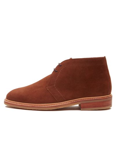 Bota chukka, botines chukka, botas de ante, botas para hombre, botas marrón, botas color marrón oscuro, botas resistentes
