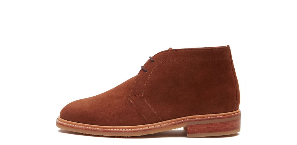 Stivali Chukka, stivali di camoscio per gli uomini, stivali marrone scuro, scarpe impermeabili, stivali eleganti, stivali invern