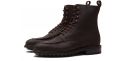 Botas Brown Balmoral, botas Derby para homens, botas mens com atacadores