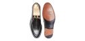 Sapato preto Oxford para os homens, sapato com forma Inglês, clássicos sapatos, sapatos elegantes, sapatos para casamentos, sapatos de casamento para os homens